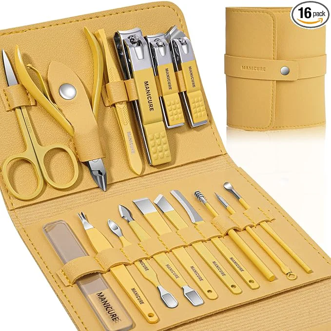 Superior Manicure Set Professional Nail Clippers Pedicure Kit Detailed