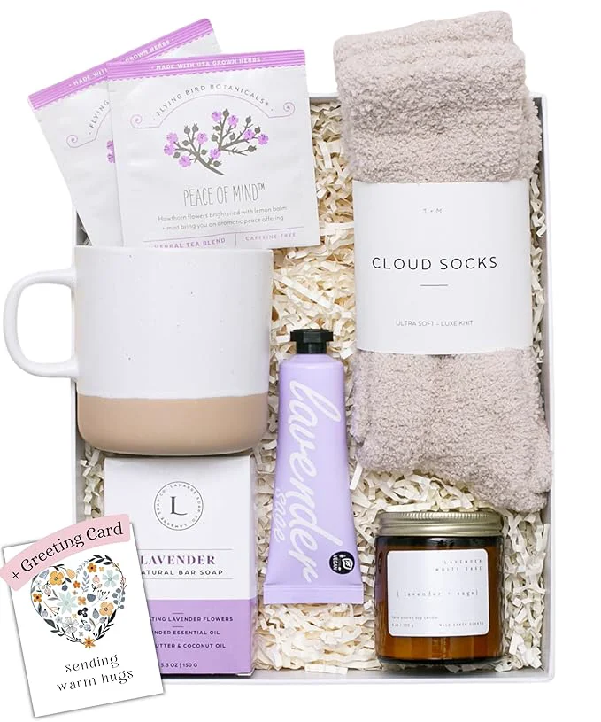 Clean Unboxme Lavender Spa Gift Basket Unique