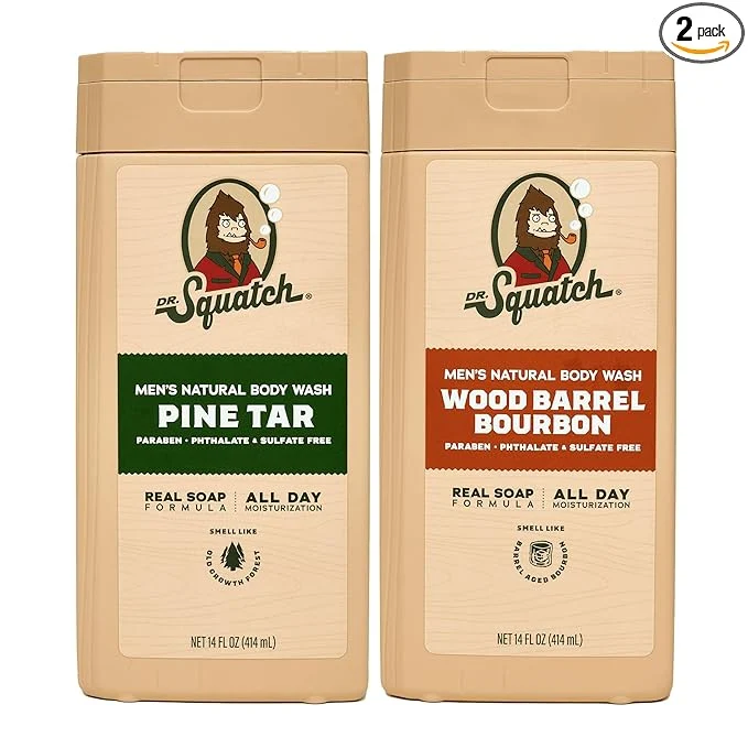 Premium Material Dr. Squatch Natural Men’s Body Wash Shower Gel Powerful