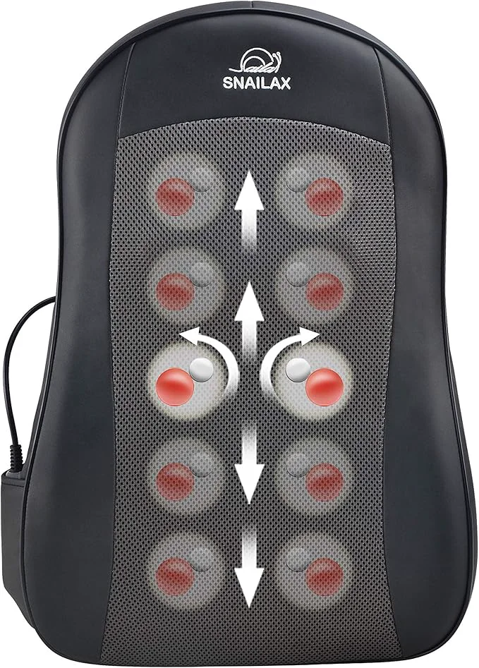 Exceptional Snailax Cordless Shiatsu Back Massager Relaxed