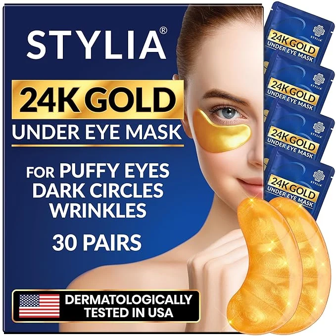 Exclusive Stylia Under Eye Patches for Puffy Eyes and Dark Circles First-Class