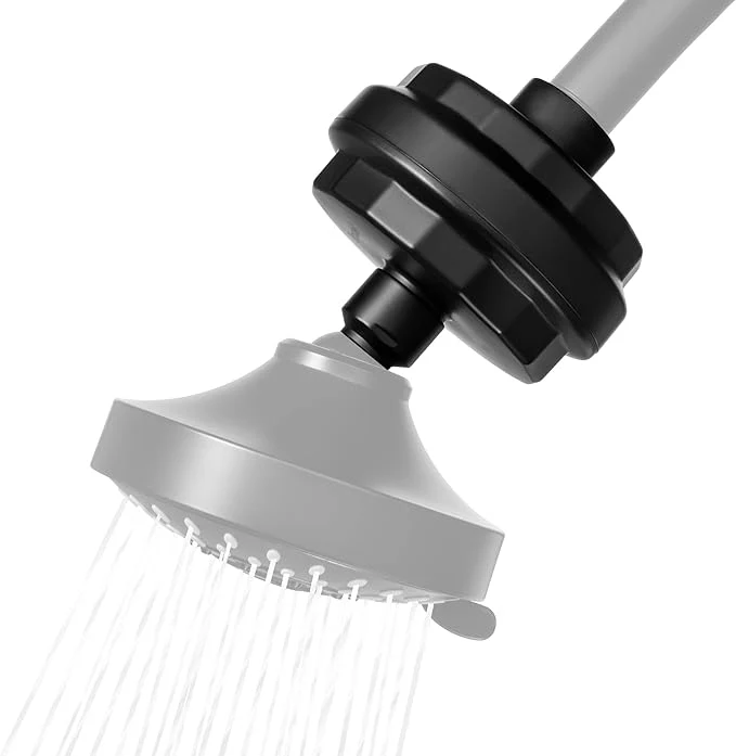 Expertly Made Brondell Shower Filter VivaSpring Compact Matte Black – High Output Pure
