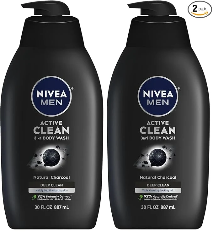 Crafted NIVEA MEN Active Clean Body Wash Premium Material