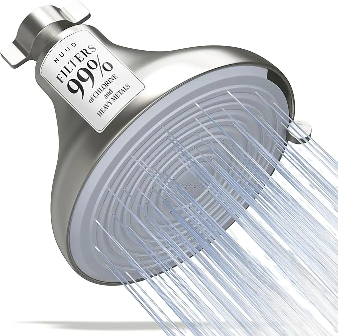Eco-Friendly NUUD Filtered Shower Head Safe