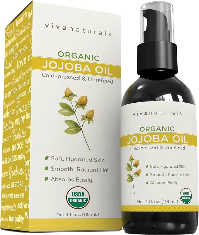 Convenient Viva Naturals Organic Jojoba Oil Fine Crafted