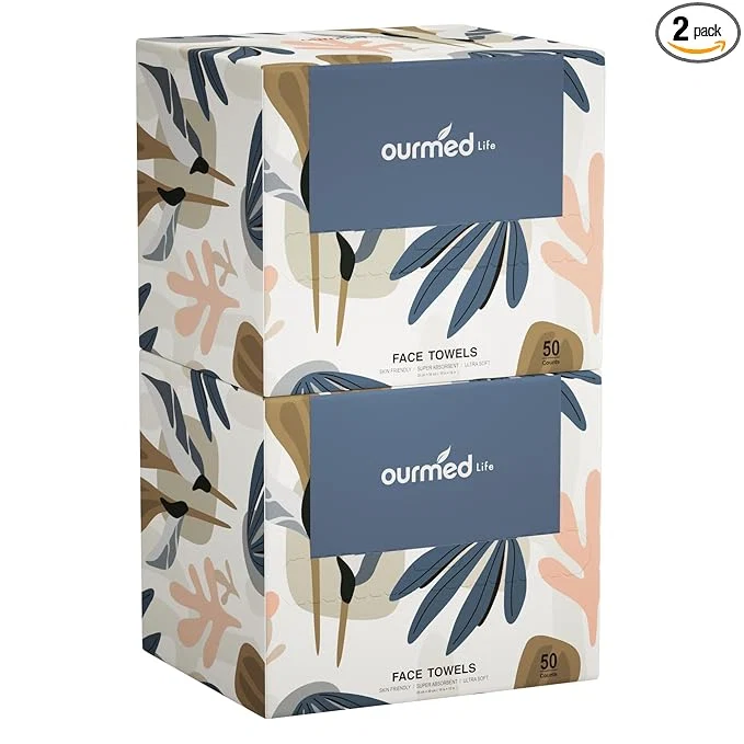 Quality Ourmed Life Face Towels Disposable Biodegradable Facial Towels Certified