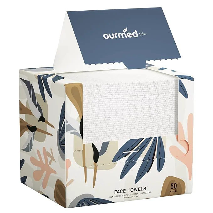 Fine Ourmed Life Face Towels Disposable Biodegradable Facial Towels High-Quality