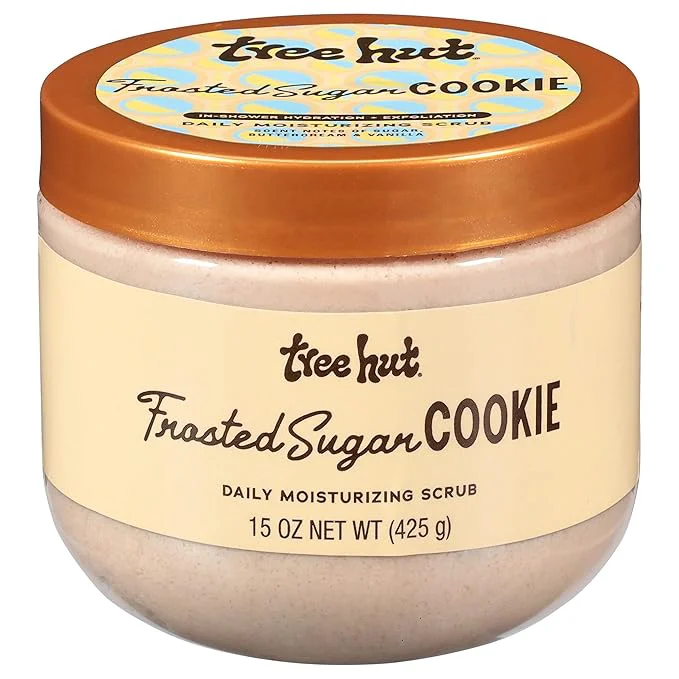Outstanding Tree Hut Frosted Sugar Cookie Daily Moisturizing Scrub Whipped Foamy Fast