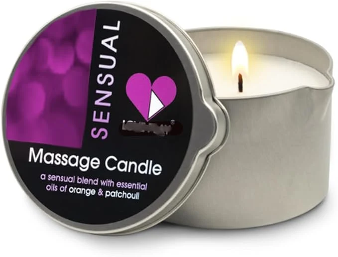 Easy-to-Use LOVE PLAY Massage Oil Candle for Home SPA Authentic