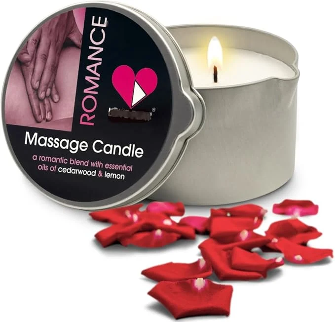 Stylish LOVE PLAY Massage Oil Candle for Home SPA High-Grade