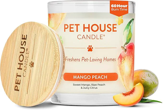 Dependable Pet House Plant-Based Pet Odor Candles Clean Burning Long Lasting Candle Classic