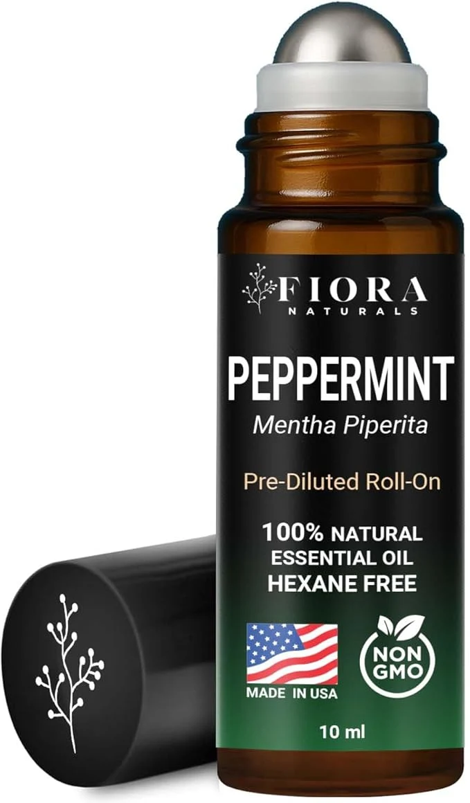 Fine Peppermint Essential Oil Roll On – Cooling Aromatherapy Peppermint Oil Refined