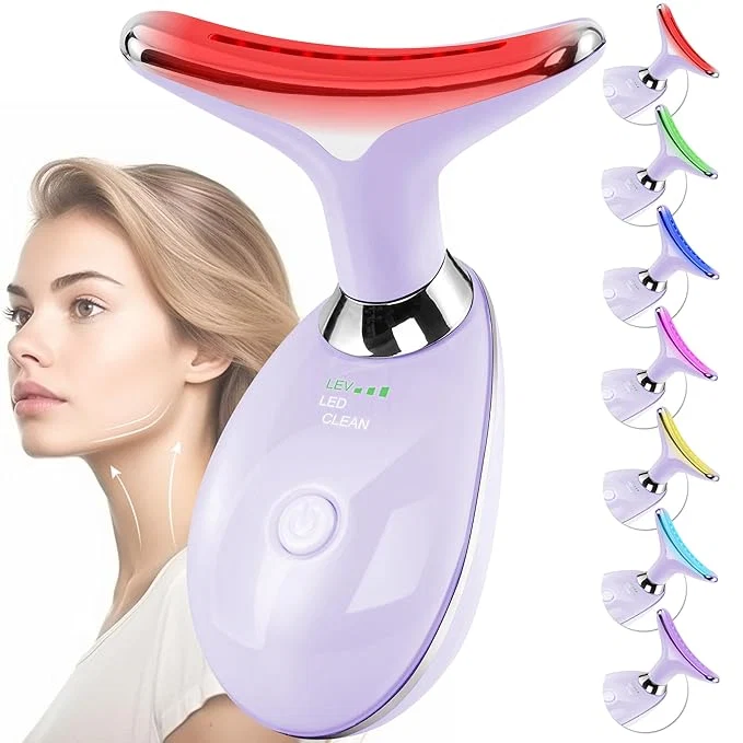 Clean Facial Massager Red-Light-Therapy-for-Face and Neck Face culpting Wand Healthy