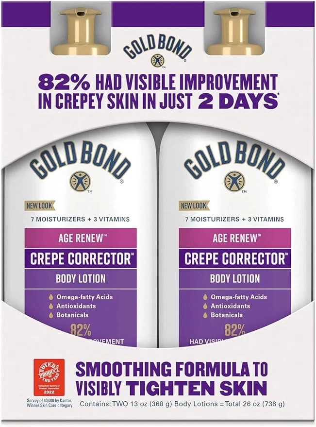 Green Gold Bond Age Renew Crepe Corrector Body Lotion Replenishing Smoothing Elegant