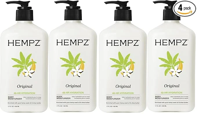 Next-Generation Hempz Natural Hemp Seed Oil Body Moisturizer Safe
