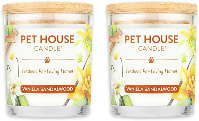 Functional One Fur All Pet House Candle 2 Pack Effective
