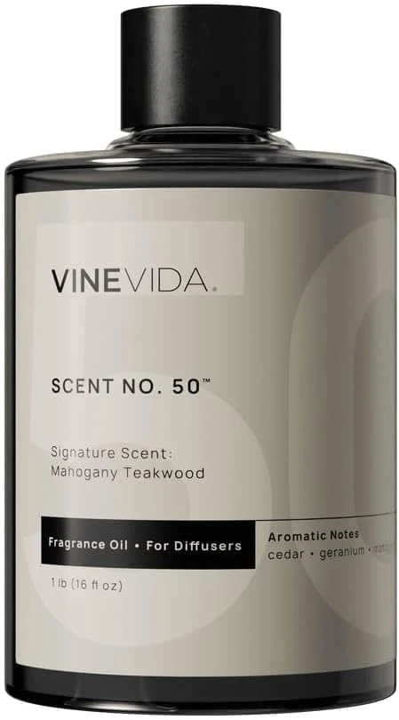 Secure VINEVIDA Mahogany Teakwood Fragrance Oil Reusable