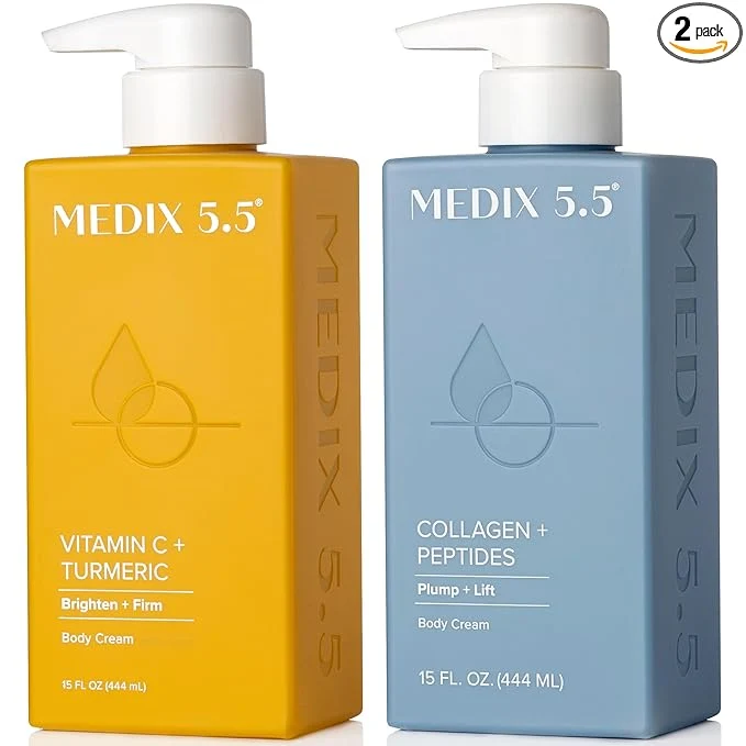 Fine Medix 5.5 Vitamin C Lotion Collagen Cream Anti Aging Moisturizer Skincare Set Next-Generation