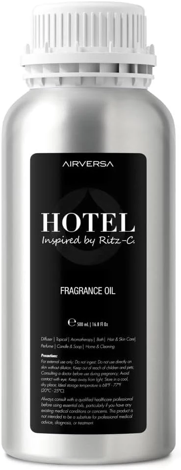 Exclusive Airversa Diffuser Oil Fragrane Oil Inspired by Ritz-C. 16.91 Fl Oz 500 mL Natural