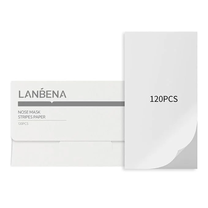 Original LANBENA 120 Pcs Nose Mask Strips Paper Compatible Sustainable