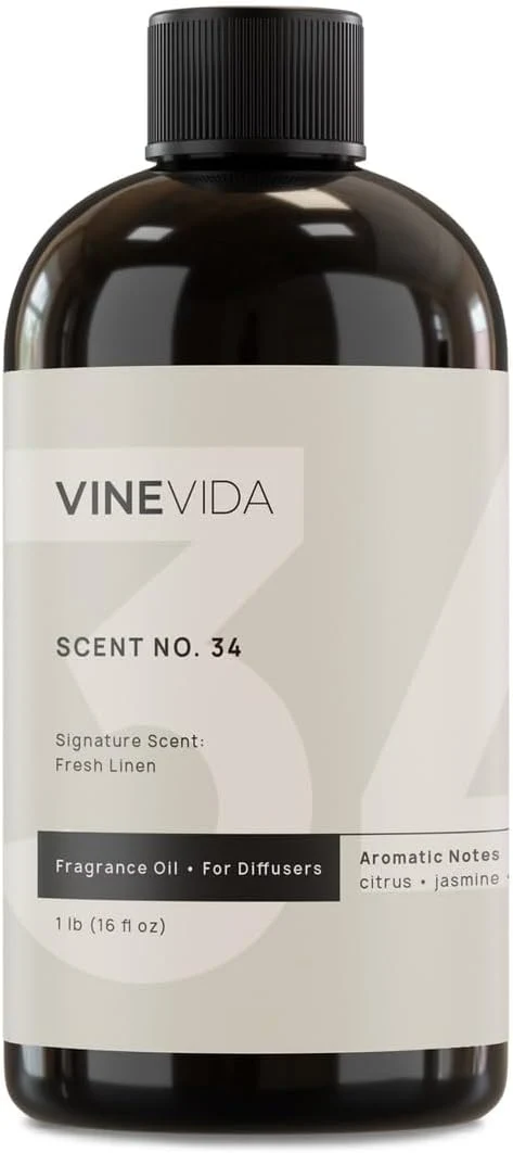 Crafted VINEVIDA Fresh Linen Fragrance Oil Top-Quality