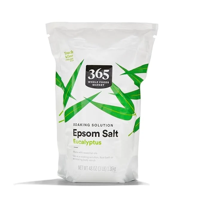 Unique 365 by Whole Foods Market Epsom Salt Soaking Solution Eucalyptus 48 Ounce Practical