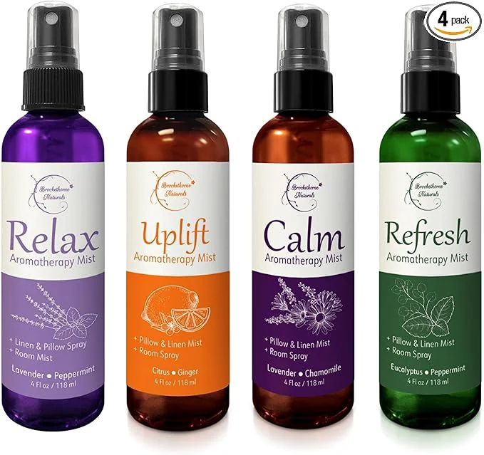Pure Aromatherapy Mist – Linen Room Pillow Spray Eucalyptus Peppermint Citrus Certified