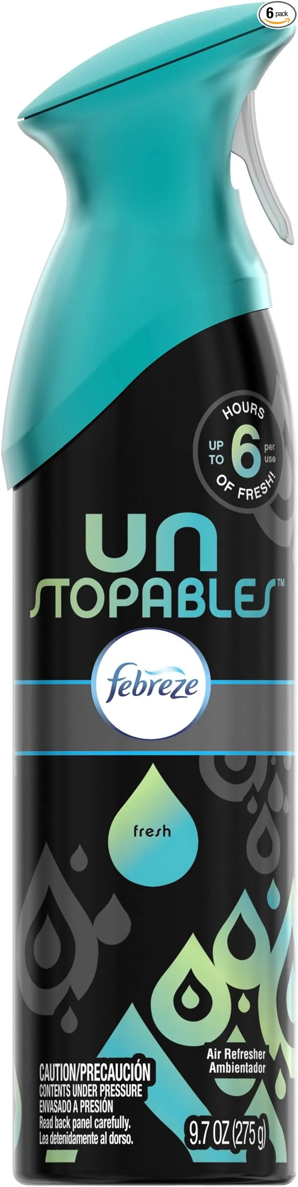 Healthy Febreze Air Freshener Unstopables Air Freshener Fresh Air Freshener 9.7 Oz Safe