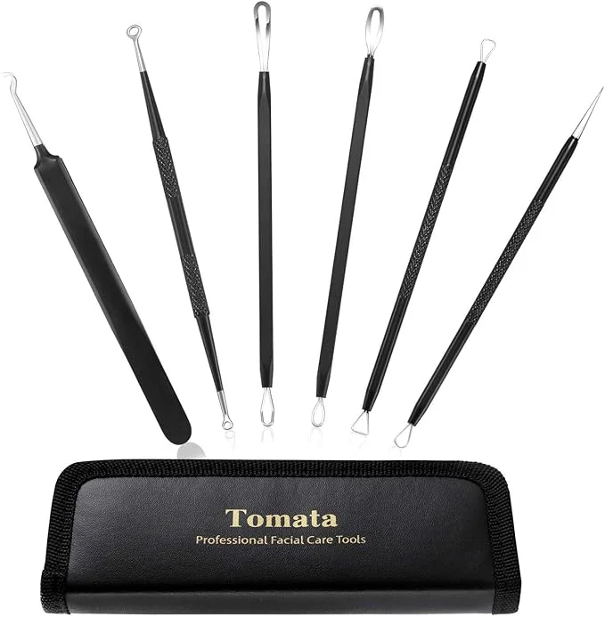 World-Class Blackhead Remover Pimple Popper Tool Kit Green
