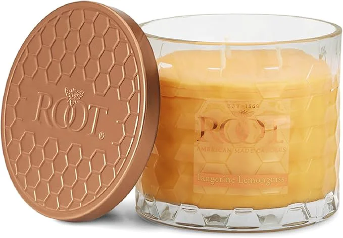 Soft Root Candles Scented Candles Honeycomb Beeswax Blend Premium Handcrafted Candle Traditional