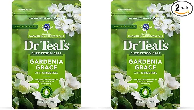 User-Friendly Dr Teal’s Epsom Salt Magnesium Soak Gardenia Grace 3 lbs Professional