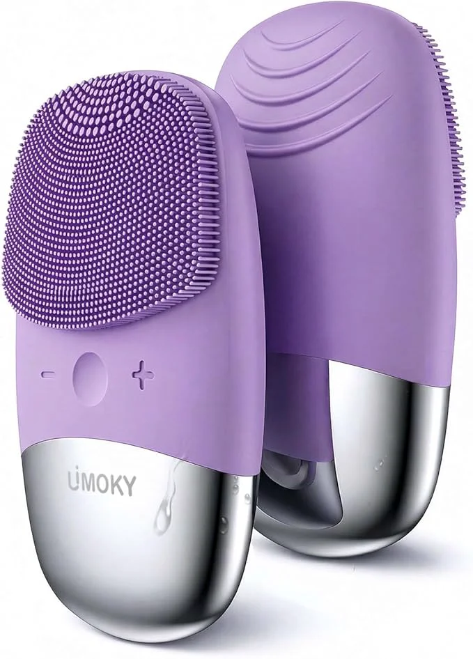 Secure Facial Cleansing Brush 3-in-1 Electric Silicone Face Scrubber Vibrating Proven