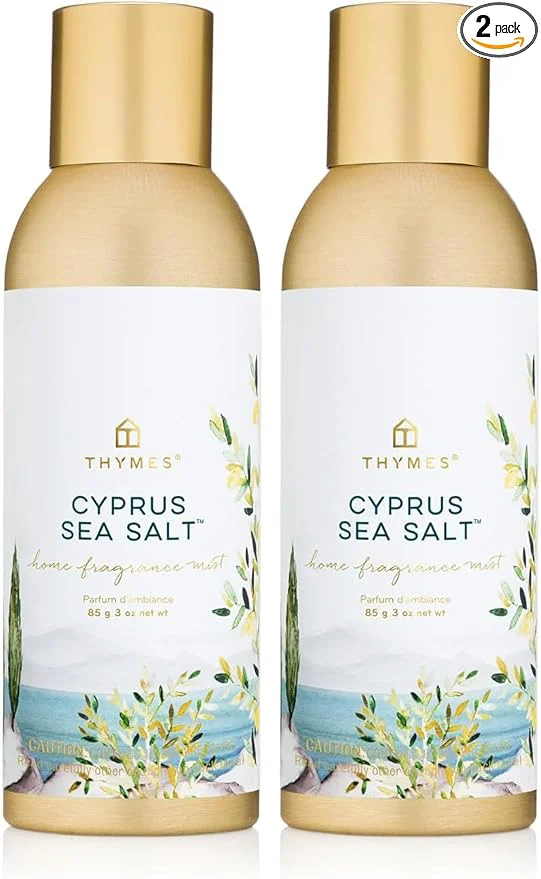 Expertly Made Thymes Cyprus Sea Salt Home Fragrance Mist Contemporary