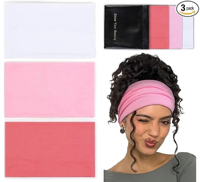 Exclusive Huachi Wide Headbands for Women Non Slip Thick Womens Headbands Boho Elastic Specialty