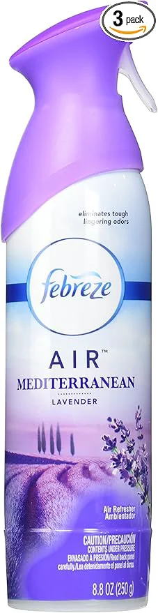 Effective Febreze Air Refresher Mediterranean Lavender 8.8 oz Relaxed