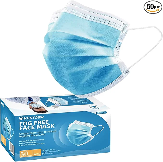 Fast Jointown Anti-fog 3-ply Disposable Face Mask Face Mask Excellent