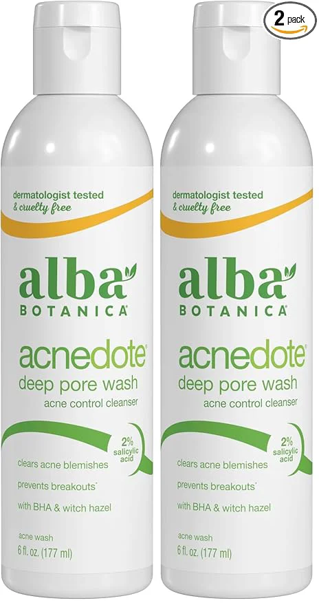 Comfortable Alba Botanica Acnedote Maximum Strength Deep Pore Wash 6 Oz Contemporary