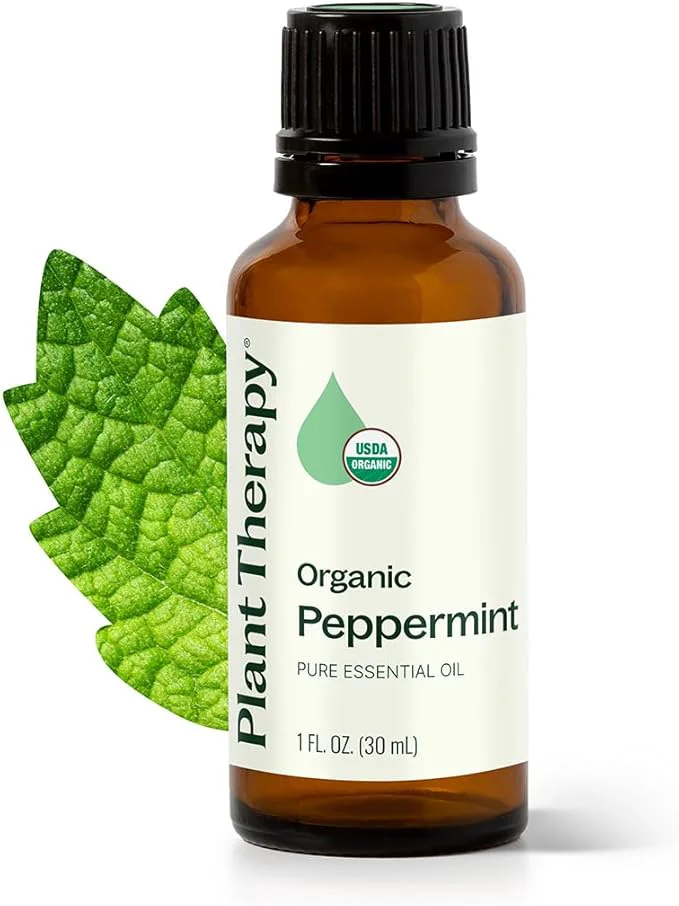 Lightweight Plant Therapy Organic Peppermint Essential Oil 30 mL Pure USDA Certified