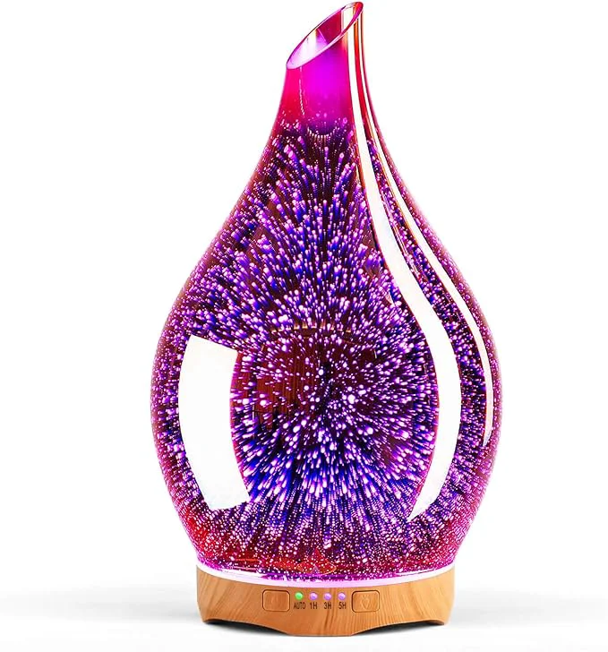 Convenient Porseme 280ml Essential Oil Diffuser 3D Glass Aromatherapy Diffusor Selected