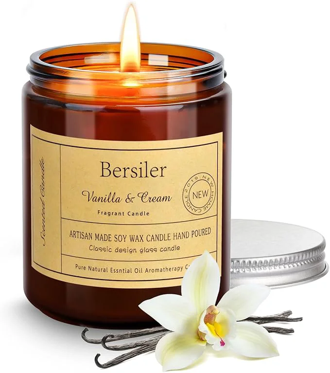 Premium Vanilla Cream Scented Candles Candles Exceptional