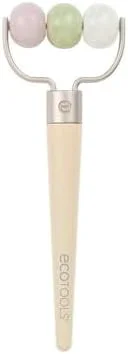 Professional Stone Body Roller with Rose Quartz Jade White Jade by EcoTools High-Grade