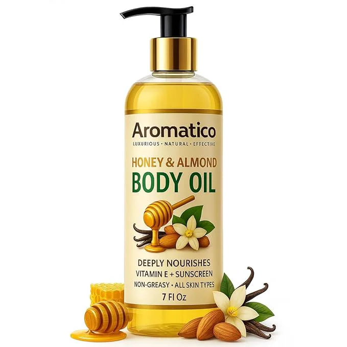 Premium Aromatico Honey Almond Body Oil Smooth