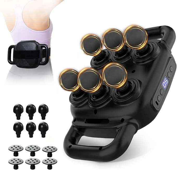 Stylish 6 Head Massage Gun Recyclable