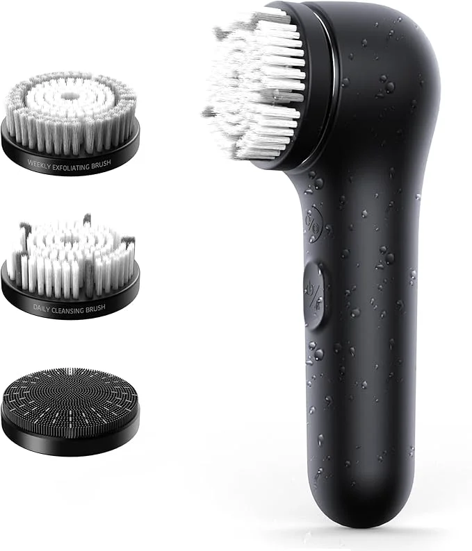 Original Premium Facial Cleansing Brush Waterproof Face Scrubber Spin Sonic Modes User-Friendly