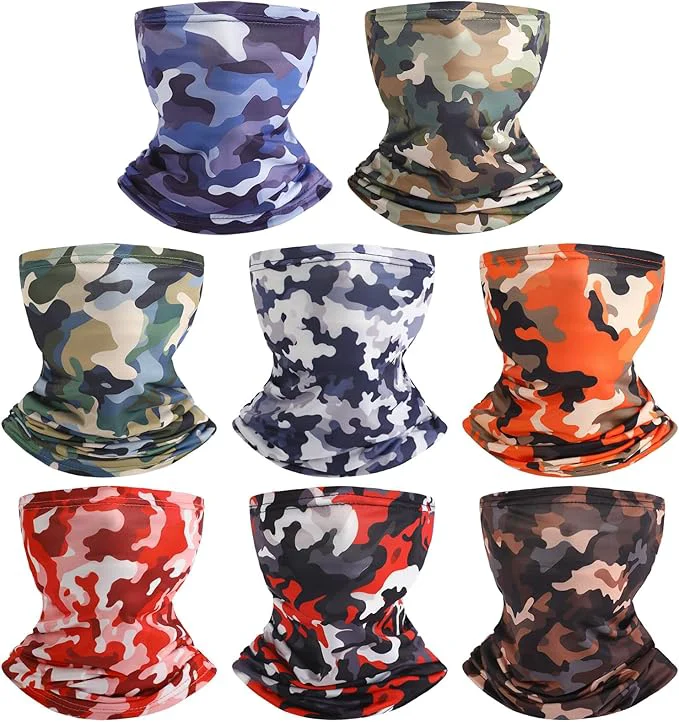 Selected SATINIOR Summer Camo Neck Gaiter UV Protection Cooling Face Mask Sun Hood Classic