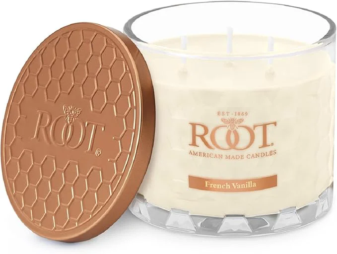 Premium Material Root Candles Scented Candles Honeycomb Glass Premium Handcrafted Beeswax Blend Soft