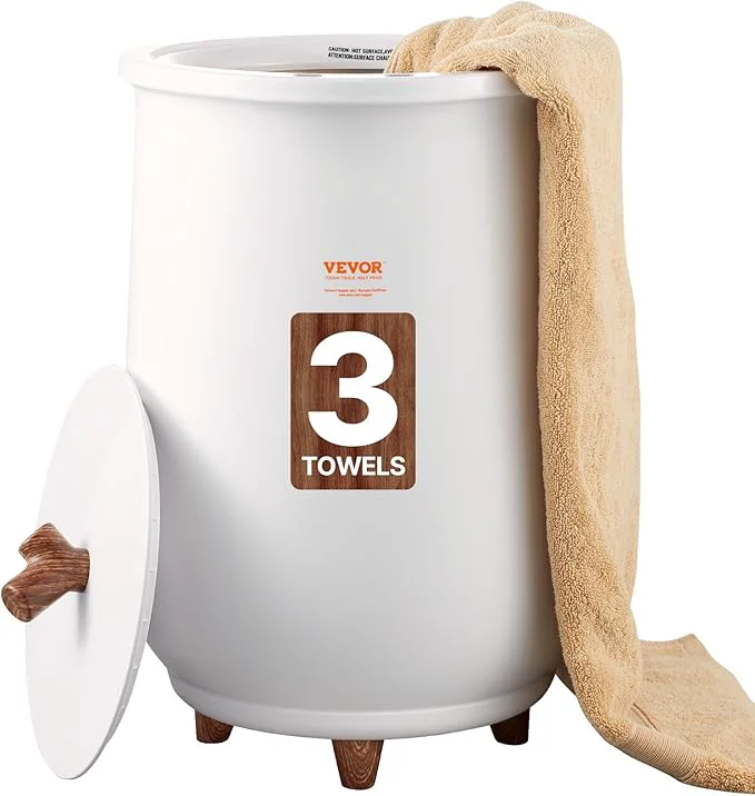 Powerful VEVOR Towel Warmers for Bathroom Towel Warmer Bucket Auto Shut Off for Spa Relaxed
