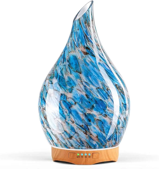 Soft Porseme 280ml Glass Essential Oil Diffuser Aromatherapy Ultrasonic Cool Mist Superior