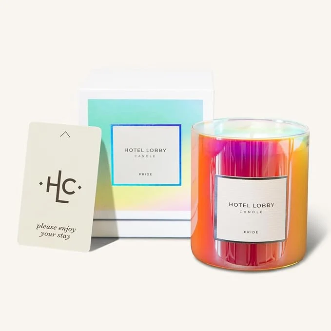 Powerful Hotel Lobby Pride Candle – Hand-Poured 9.75oz Soy Wax Practical