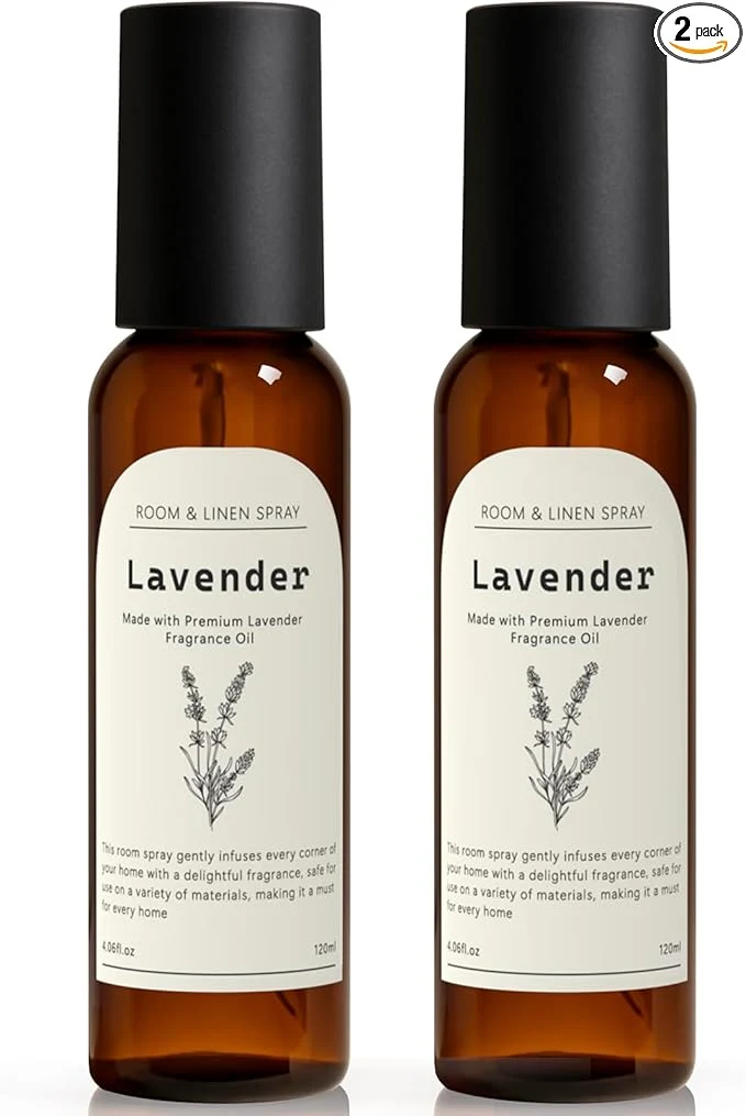 Solid Lavender Room Spray 2 Pack 4.06oz Air Freshener Spray Long Lasting Room Air Convenient